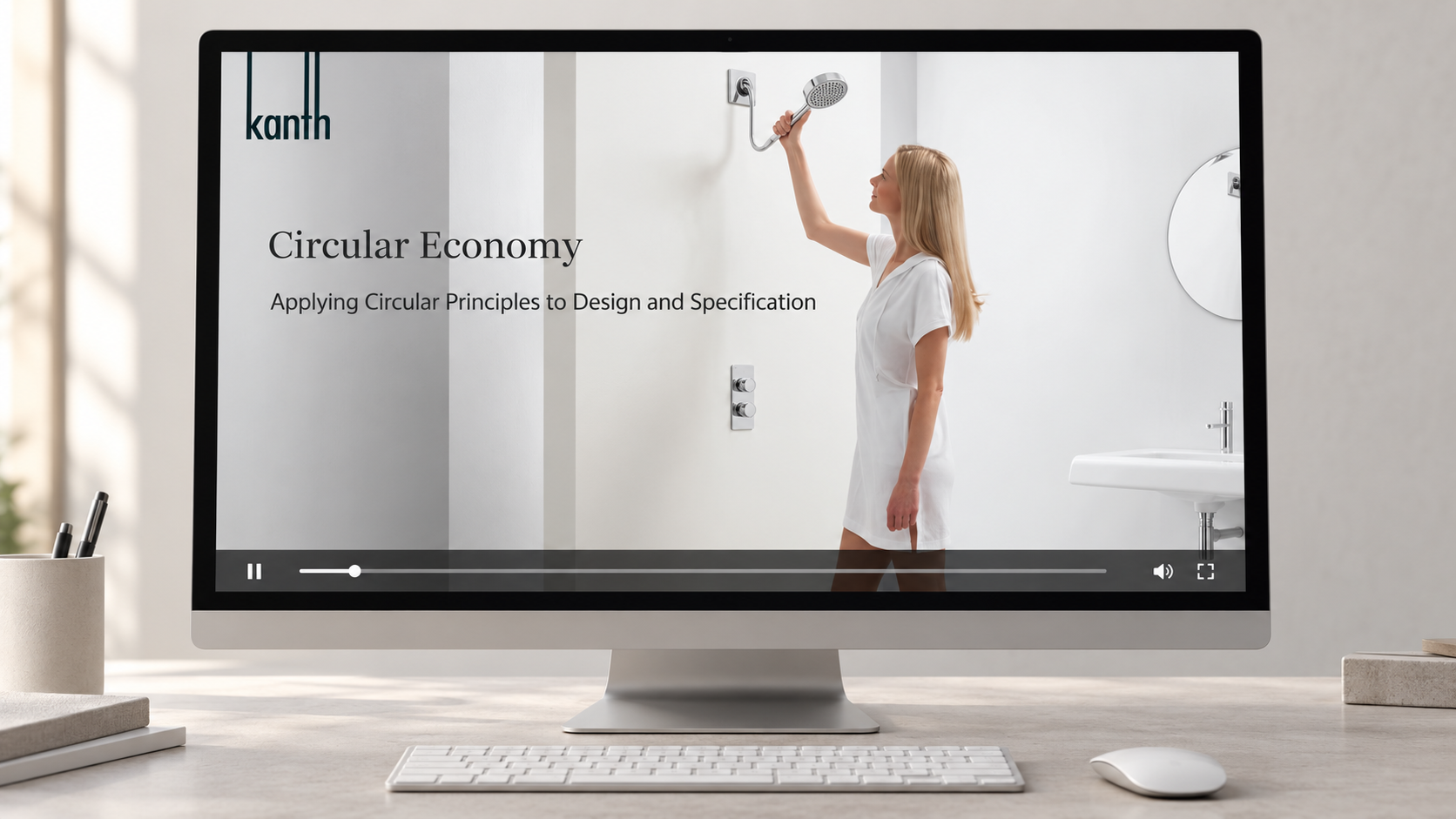 The Kanth Circular Economy CPD shown on a desktop monitor